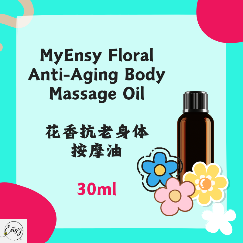 MyEnsy Floral Anti-Aging Body Massage Oil 30ml