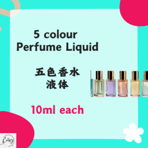 5-color perfume liquid 5色香水液体 10ml each